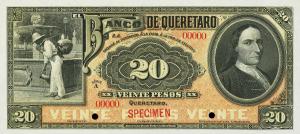 pS392s from Mexico: 20 Pesos from 1903