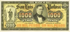 Gallery image for Mexico pS405p: 1000 Pesos