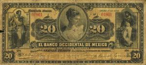 Gallery image for Mexico pS410a: 20 Pesos