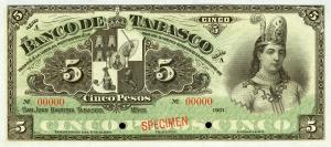 Gallery image for Mexico pS424s: 5 Pesos