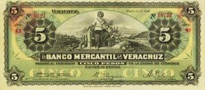 Gallery image for Mexico pS437a: 5 Pesos