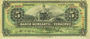 Gallery image for Mexico pS437f: 5 Pesos