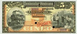 Gallery image for Mexico pS465s2: 5 Pesos