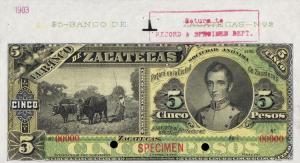 Gallery image for Mexico pS475s: 5 Pesos