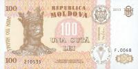 p15c from Moldova: 100 Leu from 2013
