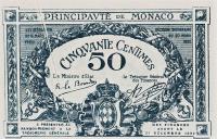 Gallery image for Monaco p3r: 50 Centimes