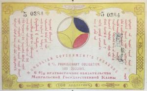 Gallery image for Mongolia pA4: 100 Dollars