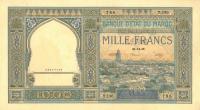 p16c from Morocco: 1000 Francs from 1937