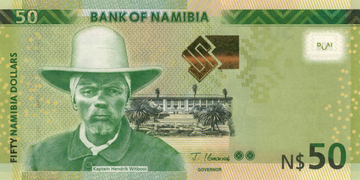Front of Namibia p13d: 50 Namibia Dollars from 2025