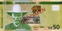 Gallery image for Namibia p13s2: 50 Namibia Dollars