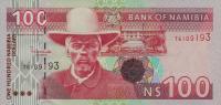 p9a from Namibia: 100 Namibia Dollars from 1999