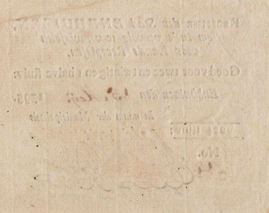 Back of Netherlands pB42: 22.5 Stuiver from 1795