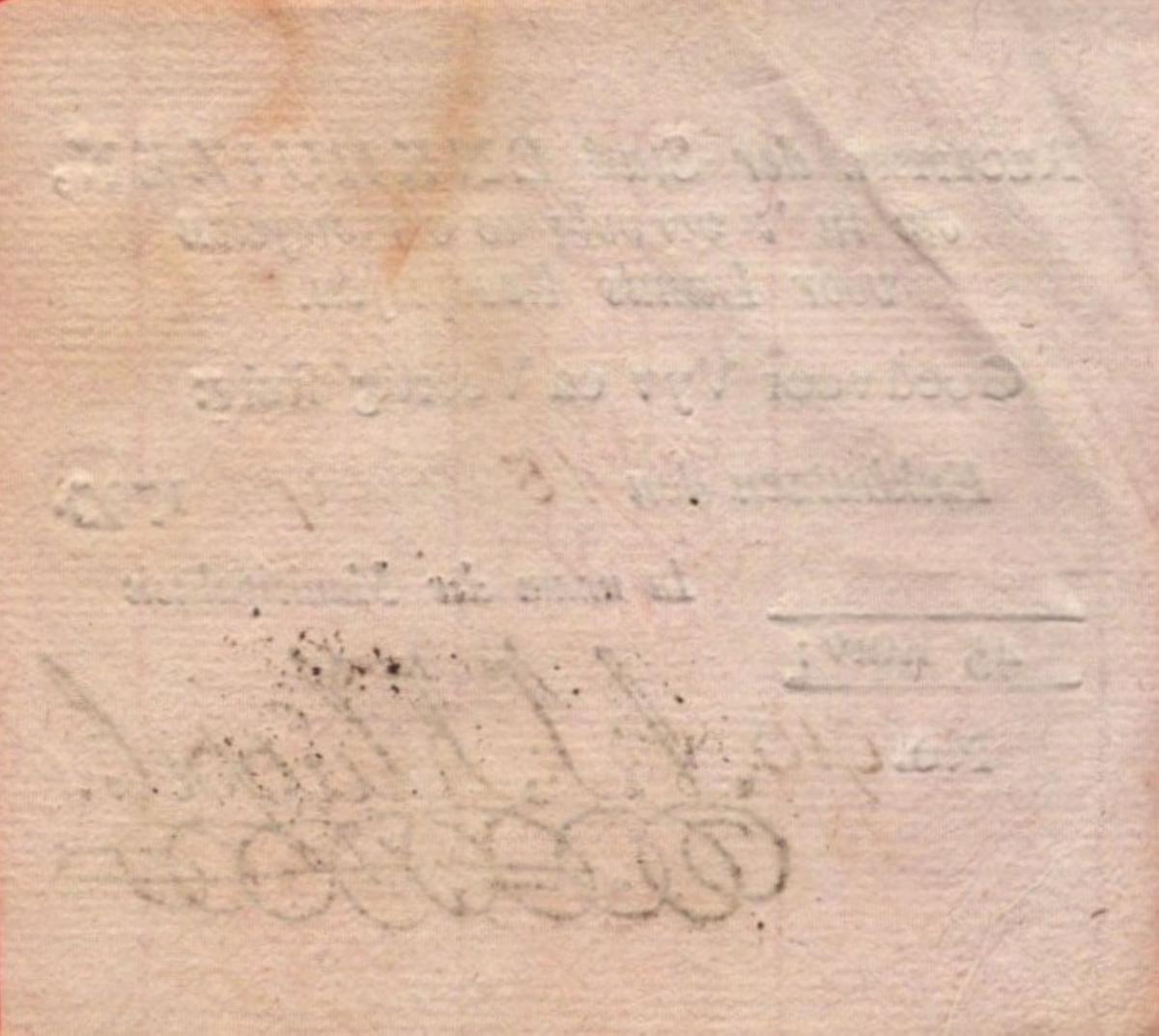 Back of Netherlands pB43: 45 Stuiver from 1795