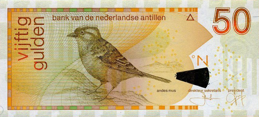 Front of Netherlands Antilles p30f: 50 Gulden from 2012