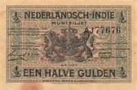 Gallery image for Netherlands Indies p102: 0.5 Gulden