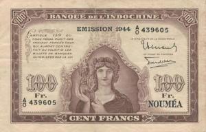 Gallery image for New Caledonia p46b: 100 Francs