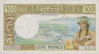 Gallery image for New Hebrides p16: 100 Francs