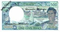 Gallery image for New Hebrides p19s: 500 Francs