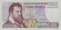 Gallery image for Belgium p134b: 100 Francs