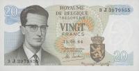 p138a from Belgium: 20 Francs from 1964