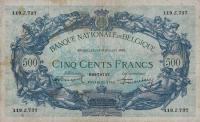Gallery image for Belgium p72b: 500 Francs