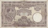 Gallery image for Belgium p95: 100 Francs