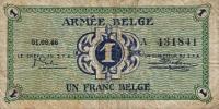 Gallery image for Belgium pM1a: 1 Franc