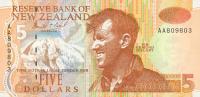 Gallery image for New Zealand p177a: 5 Dollars