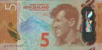 p191 from New Zealand: 5 Dollars from 2015