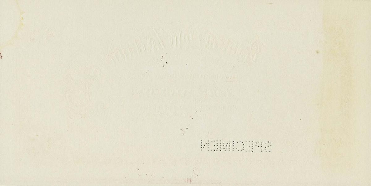Back of New Zealand pS235ct: 5 Pounds from 1924