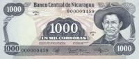 Gallery image for Nicaragua p145a: 1000 Cordobas