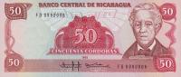 Gallery image for Nicaragua p153a: 50 Cordobas