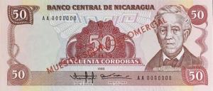 Gallery image for Nicaragua p153s: 50 Cordobas