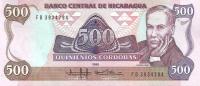 Gallery image for Nicaragua p155a: 500 Cordobas