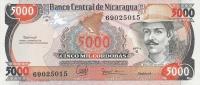 Gallery image for Nicaragua p157: 5000 Cordobas