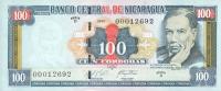 Gallery image for Nicaragua p190: 100 Cordobas