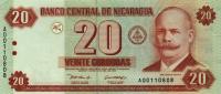 Gallery image for Nicaragua p192: 20 Cordobas