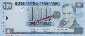 Gallery image for Nicaragua p194s: 100 Cordobas