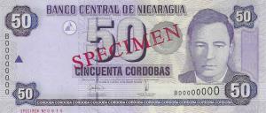 Gallery image for Nicaragua p198s: 50 Cordobas