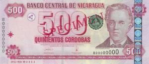 Gallery image for Nicaragua p200s: 500 Cordobas