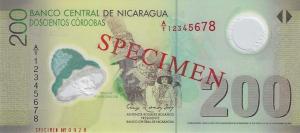 Gallery image for Nicaragua p205s: 200 Cordobas