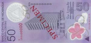 Gallery image for Nicaragua p207s: 50 Cordobas