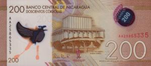 Gallery image for Nicaragua p213b: 200 Cordobas