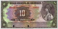 Gallery image for Nicaragua p94s1: 10 Cordobas