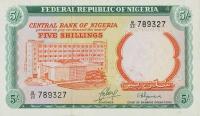 Gallery image for Nigeria p10s: 5 Shillings