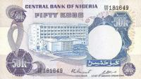 p14c from Nigeria: 50 Kobo from 1973