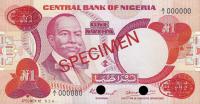Gallery image for Nigeria p19s: 1 Naira