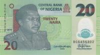 Gallery image for Nigeria p34j: 20 Naira from 2014