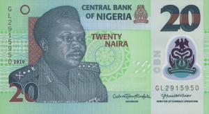 Gallery image for Nigeria p34p: 20 Naira from 2020