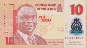 Gallery image for Nigeria p39j: 10 Naira from 2019